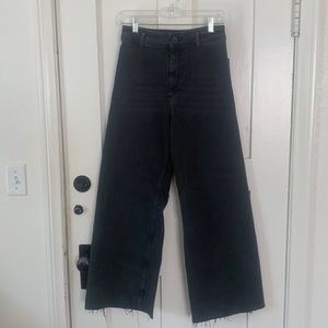 Zara The Marine Straight jean, Charcoal, never worn!